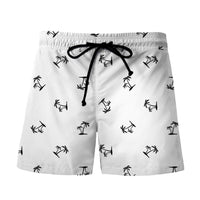 3D Digital Printing Shorts Men's Hawaiian Wind Beach Pants