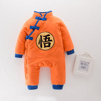 Thick Warm Dumplings Rompers Jumpsuit Crawling Suit