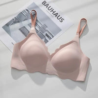 One Piece Seamless Womens Thin Sports Bra With A Beautiful Back Design And No Underwire