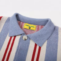 Retro Cat Loose Lapels Striped Sweater Pullover Sweater