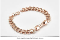 European And American Men's Dumbbell Titanium Steel Bracelet