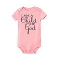 Alphabet Baby Short Sleeve Casual Baby Bodysuit