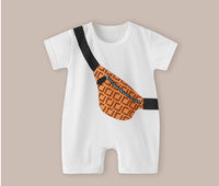 Thin Women's Short Sleeve Newborn Baby Child Jumpsuit Romper