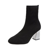 Martin Boots Women's Sleeves Wool Boots Spring Roll Shaft Stretch Socks