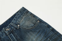 Punk Worn Jeans Trendy Men's Design