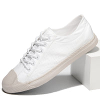 Summer New Men's Slip-on Breathable Canvas Shoes Soft Comfortable Low-top Board Shoes