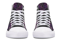 Fashion Printed Couple High Top Canvas Shoes