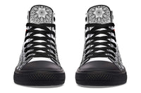 Printed Couple High-top Canvas Shoes