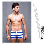 Men's Striped Boxer Shorts Sexy Striped