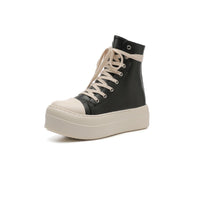 Fashionable Retro Candy-colored High-top Shoes For Women