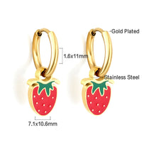 Niche Design Drop Oil Earrings