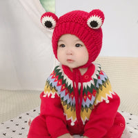 Ethnic Style Autumn And Winter Baby Clothes Woolen Jumpsuit
