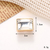 Diy Ornament Accessories Love Heart Bow Tie Gem Removable Shoe Ornament Shoe Buckle