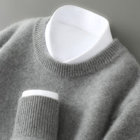 Men's Half-high Collar Thickened Loose Pullover