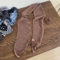 Removable Retro Affordable Luxury Dignified Flowers Silk Scarf