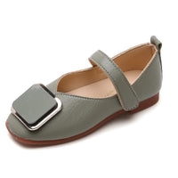 All-match Retro Soft-soled Girls Small Leather Shoes