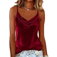Women's Solid Color Camisole T-Shirt