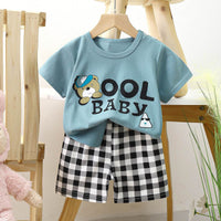 Short-sleeved Cotton Shorts Exercise Homewear Suit