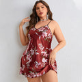 Women's Casual Pajamas Ice Silk Backless Nightdress