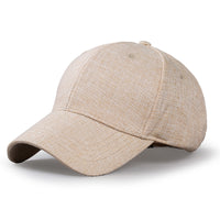 Men's Sunhat Baseball Breathable Hemp Peaked Cap