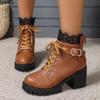 Fall Winter Fashion Korean Style Plus Size Short Boots Women