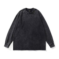 Heavy Thickening Fried Flower Men's Round Neck Loose Sweatshirt
