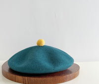 High-Quality Wool Beret Womens Wool Felt Painters Cap