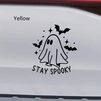 Car Body Sticker Halloween Ghost Bat English Reflective Sticker