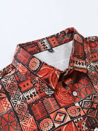 Men's Middle East Retro Short Sleeve Shirt