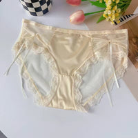 Japanese Sexy Lace Underwear Women's Cotton Antibacterial Crotch Thin Breathable