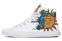 High Top Canvas Shoes For Printing Lovers