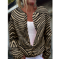 Women's Simple All-match 3D Digital Pattern Printed Sweater
