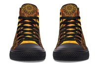 Printed Couple High-top Canvas Shoes