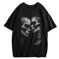 Men's T-shirt With A Cat Cartoon Pattern