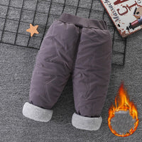 Baby Cotton Pants Boys Three Layer Plus Velvet And Thick Girls