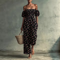 Women's Fashionable Casual Printed Jumpsuit