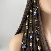 Personalized Metal Devil's Eye Dirty Hair Buckle Exotic Style Hip Hop Braided African Twist Braid
