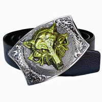 Smooth Buckle For Self-defense Trendy Punk-style Belt Buckle With A Distinctive Look