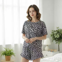 Women's Ruffled Hem Loose And Comfortable Set