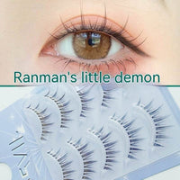 Little Devil Mixed Blood Feeling Eyelash One Piece Thin Sheer Root
