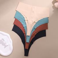 Women's Pure Color Seamless Sports Ultra-fine Underwear