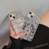 Electroplated Tin Foil Phone Case Wrinkle