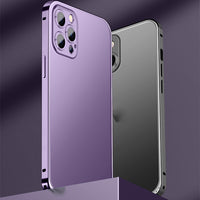 Metal Frame Transparent Lens Cover Phone Case