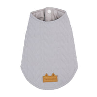 Autumn And Winter Warm Jacquard Button Two-piece Cotton Padded Clothes