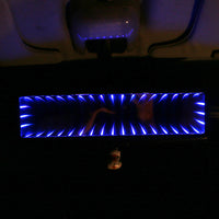 Inside The Car JDM Large Field Of Vision Abyss LED Luminous Lights Creative Rearview Mirror