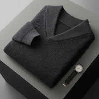 Men's Knitted Bottoming Shirt Pullover Long Sleeve Sweater Loose Casual