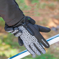 Men's Fashionable Warm Fleece Touch Screen Riding Gloves