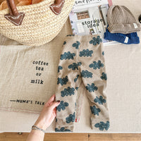 Girls Winter Fleece-lined Thick Leggings