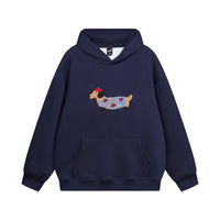Cartoon Casual Long-sleeve Hooded Pullover