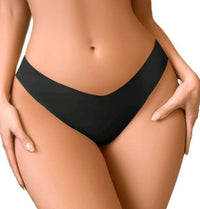 Plus Size Ice Silk Seamless One-piece High Elastic Invisible Thin V-shaped Waist Briefs